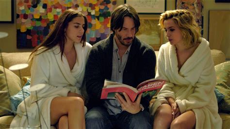 knock knock nude scenes|Keanu Reeves together with Ana De Armas and Lorenza Izzo in。